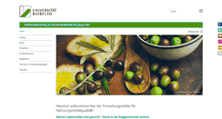 Desktop Screenshot of forn.uni-bayreuth.de