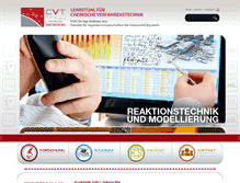Tablet Screenshot of cvt.uni-bayreuth.de