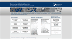Desktop Screenshot of polymers.uni-bayreuth.de