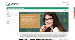 Desktop Screenshot of kuwi.uni-bayreuth.de