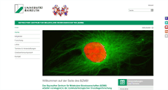 Desktop Screenshot of bzmb.uni-bayreuth.de