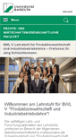 Mobile Screenshot of bwl5.uni-bayreuth.de