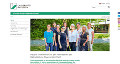 Desktop Screenshot of frauenbeauftragte.uni-bayreuth.de