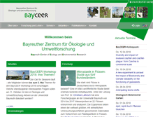 Tablet Screenshot of bayceer.uni-bayreuth.de