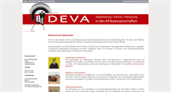 Desktop Screenshot of deva.uni-bayreuth.de