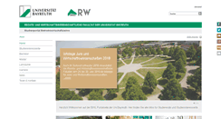 Desktop Screenshot of bwl.uni-bayreuth.de