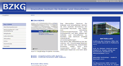Desktop Screenshot of bzkg.uni-bayreuth.de