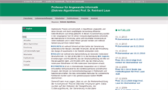 Desktop Screenshot of algorithm.uni-bayreuth.de