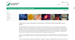 Desktop Screenshot of bimf.uni-bayreuth.de