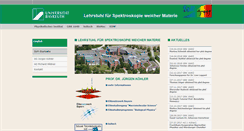 Desktop Screenshot of ep4.phy.uni-bayreuth.de