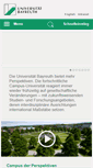 Mobile Screenshot of biochemie3.uni-bayreuth.de