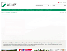 Tablet Screenshot of biochemie3.uni-bayreuth.de