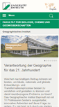 Mobile Screenshot of geographie.uni-bayreuth.de