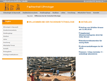 Tablet Screenshot of ethnologie.uni-bayreuth.de