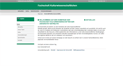 Desktop Screenshot of fachschaft-kuwi.uni-bayreuth.de