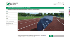 Desktop Screenshot of dlm.uni-bayreuth.de