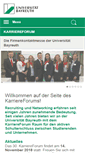 Mobile Screenshot of karriereforum.uni-bayreuth.de
