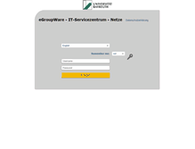 Tablet Screenshot of egroupware.uni-bayreuth.de