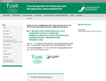 Tablet Screenshot of lmr.uni-bayreuth.de
