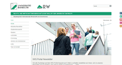 Desktop Screenshot of iwg.uni-bayreuth.de