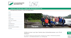 Desktop Screenshot of ac2-weber.uni-bayreuth.de