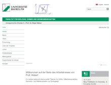 Tablet Screenshot of ac2-weber.uni-bayreuth.de