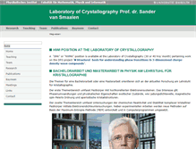 Tablet Screenshot of crystal.uni-bayreuth.de