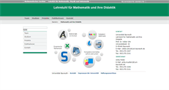 Desktop Screenshot of dmi.uni-bayreuth.de