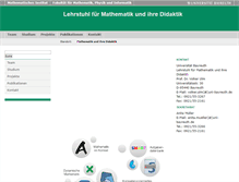 Tablet Screenshot of dmi.uni-bayreuth.de