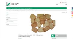 Desktop Screenshot of ewf.uni-bayreuth.de