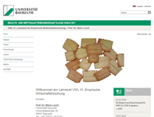 Tablet Screenshot of ewf.uni-bayreuth.de