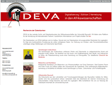 Tablet Screenshot of deva-research.uni-bayreuth.de