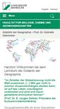 Mobile Screenshot of geographiedidaktik.uni-bayreuth.de