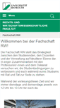 Mobile Screenshot of fsrw.uni-bayreuth.de