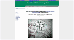 Desktop Screenshot of bayerischelandesgeschichte.uni-bayreuth.de