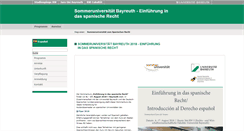 Desktop Screenshot of derecho.uni-bayreuth.de